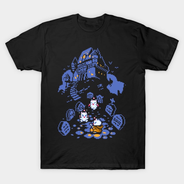 Moogle halloween T-Shirt by Pixeleyebat